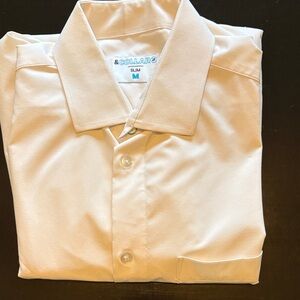 Men's &Collar Range white size Slim M dress Shirt